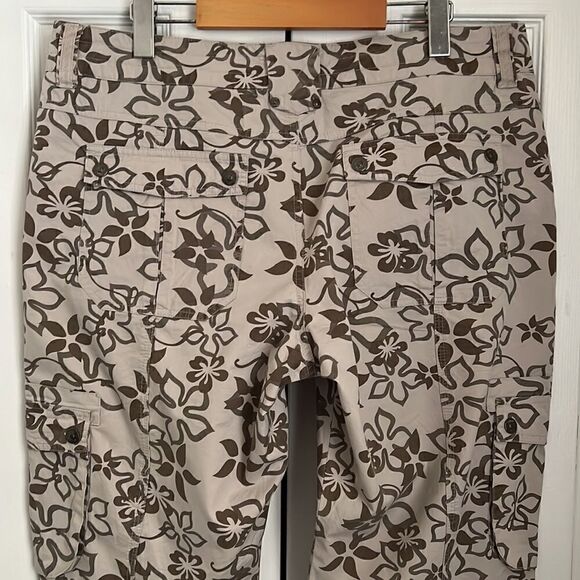 ‎Roots Cotton Flower Print Cargo Shorts Size 14 - Picture 4 of 14